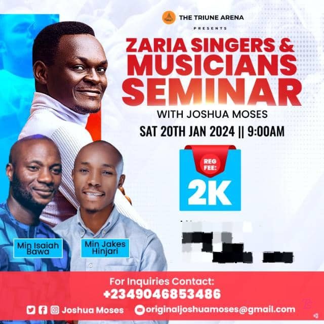 Zaria Singers/Musicians Seminar